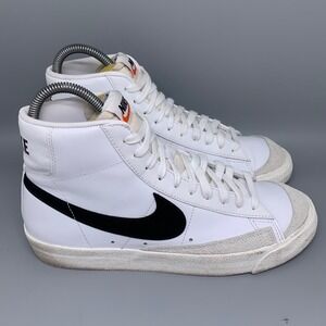 Nike‎ Blazer Mid 77 Vintage White Black Shoes BQ6806-100 Men's Sz 9